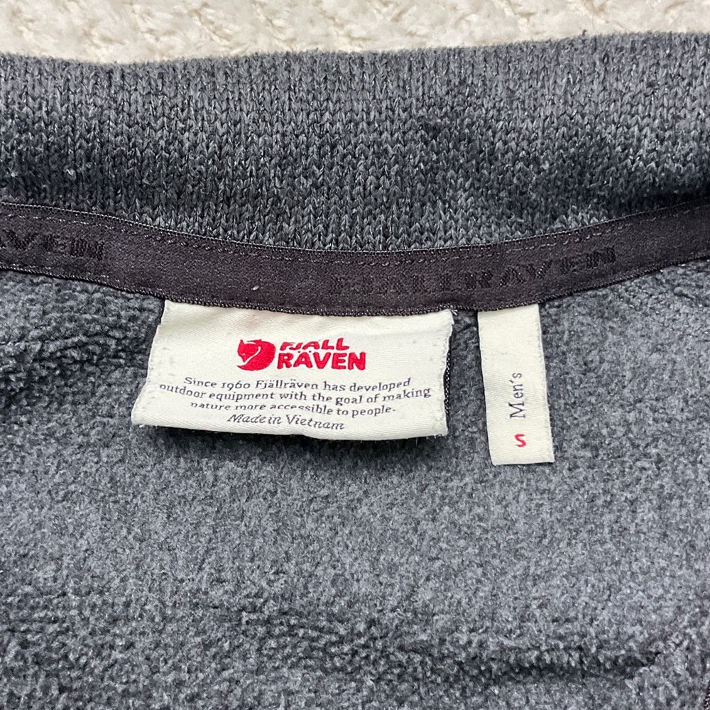 Fjallraven Övik Fleece Half Zip-Up Sweater Size Small - Picture 2 of 16
